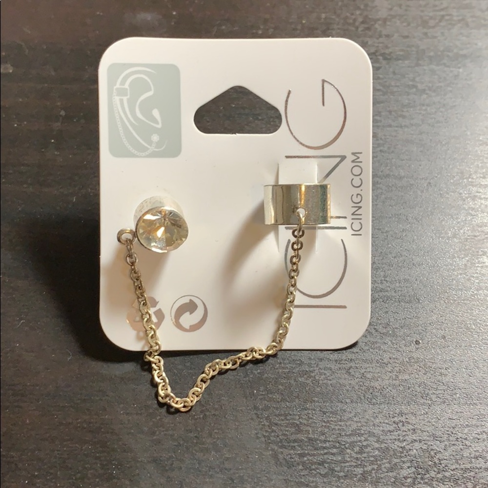 Silver Cuff Earring